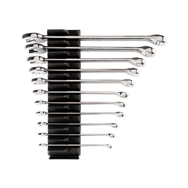 Combination Wrench Set with Modular Wrench Organizer, 11-Piece (1/4 - 3/4 in.)